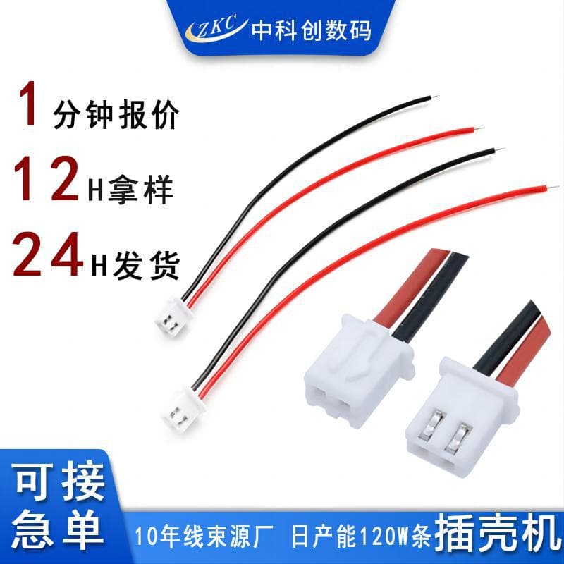 中科创数码2P 插壳端子线产品图
